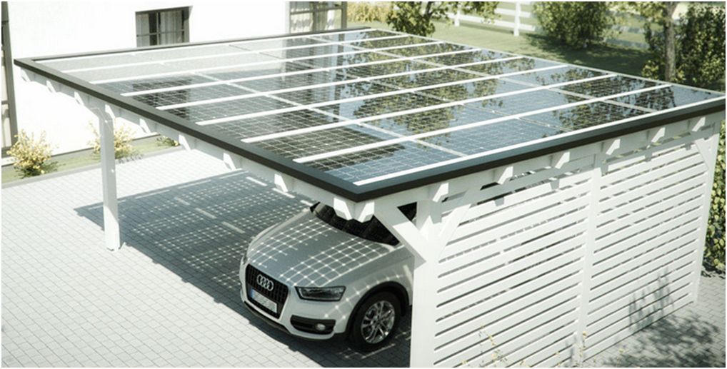 Carports mit Photovoltaikanlage